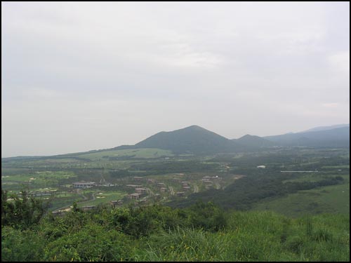 새별오름 주변은 벌써 리조트 단지가 들어섰습니다. 